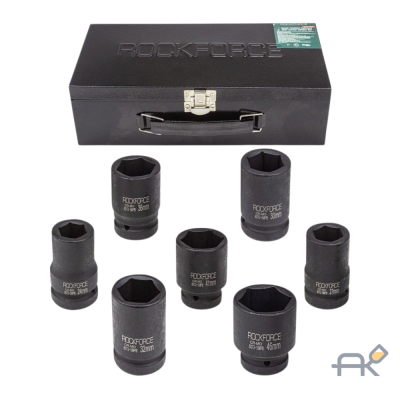 Набор головок ударных глубоких 7пр. (6гр.) (24.27.30.32.36.41.46мм) RF-8072-5MPB (55004)